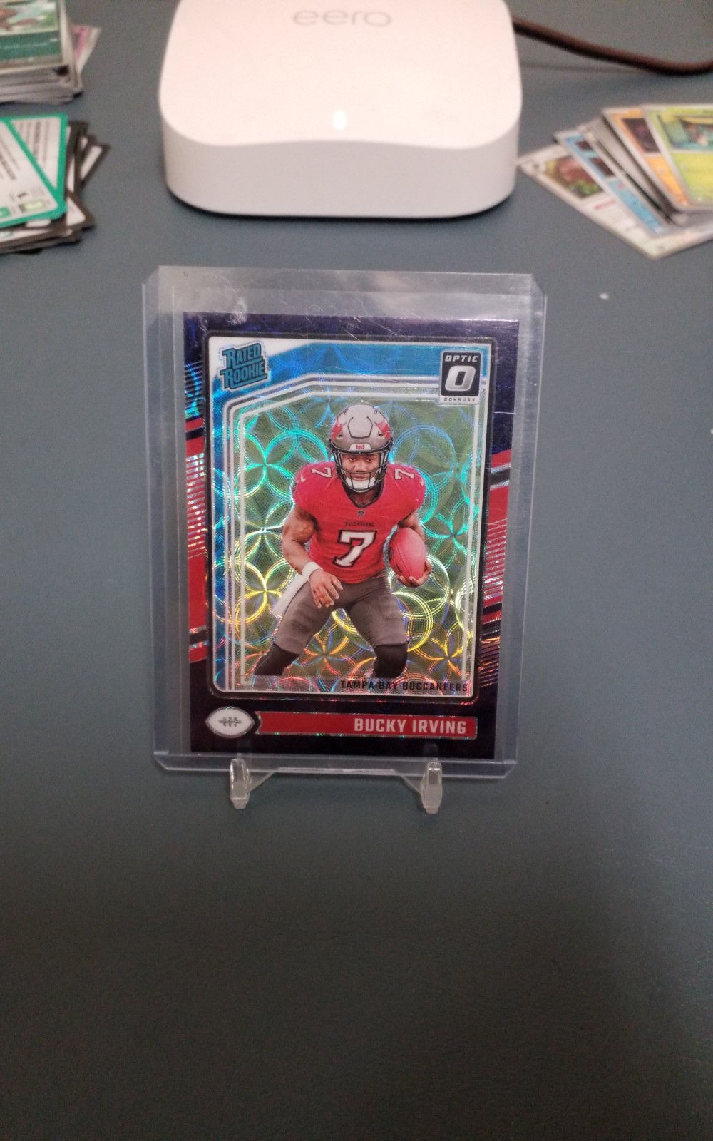 2024 Panini Optic - Rated Rookie Bucky Irving #216 Purple Scope Prizm (RC)🏈🏈