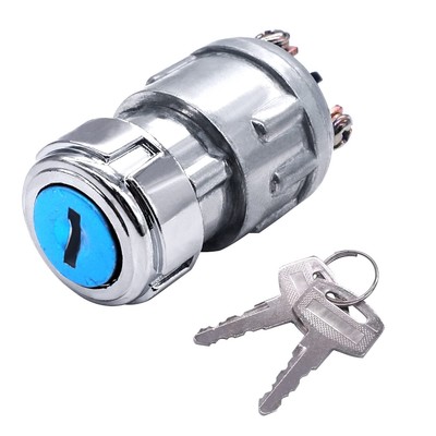 mankk 3 Wires Ignition Switch with Key 12V Universal Engine Starter Key... 