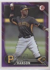 2016 Bowman Prospects Purple 83/250 Alen Hanson #BP102 0l2