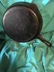 VTG Griswold Erie PA Cast Iron No 7 Skillet Large Block Logo 701 D Made In USA