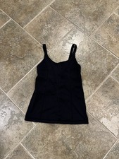 Lululemon black tank top Size 6 No Padding