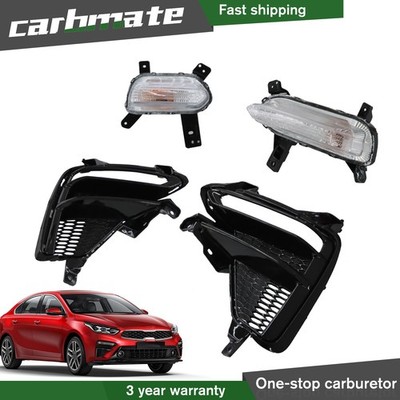 FitFor 2019-2020 Kia Forte Daytime Running Light Driver&Passenger Side Fog Lamps