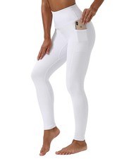 Workout Leggings for Women High Waisted 7/8 Length Soft Yoga Pants with Pocke...