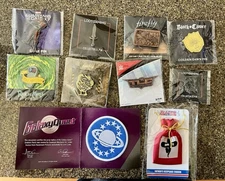 10 pc Firefly WWE Loot Crate Pin Patch Lot Guardians Of Galaxy Quest Etc