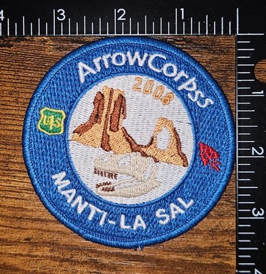 Arrow Corps 5 2008 Manti La Sal Boy Scout BSA WWW OA Patch 
