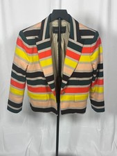 BCBCMAXAZRIA Multicolor Striped Cropped Blaze...