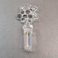 Marquis Waterford Clear Crystal Wine Stoppers Grapes Vines Made in Germany
