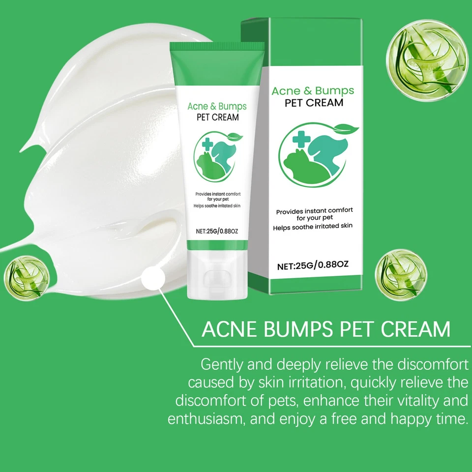 YEGBONG Pomada para Piel de Mascotas Perro y Gato Cabello Regeneración Cuidado Crema para Picazón, Piel Seca Foto 4 de 4