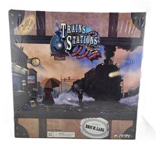 Trains and Stations Strategy Board Game by Wizkids | English