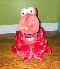 Disney The Little Mermaid Sebastian Crab Plush Stuffed Animal, Small 2002