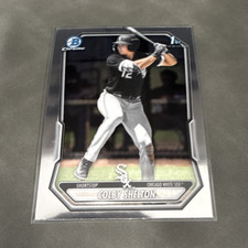Topps Bowman Chrome Prospects Colby Shelton 1st Bowman White Sox #BCP-144 2026