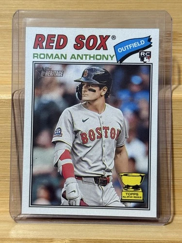 2026 Topps Heritage Roman Anthony Rookie Card 86 Mint Red Sox