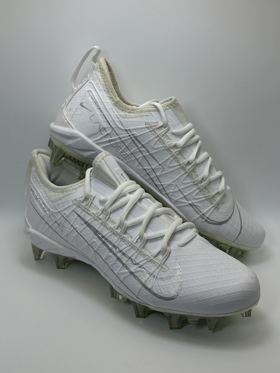 Size 7.5 Nike Alpha Huarache 7 Pro LAX Lacrosse Cleats White Size 7.5 Nike Alpha Huarache 7 Pro LAX Lacrosse Cleats White