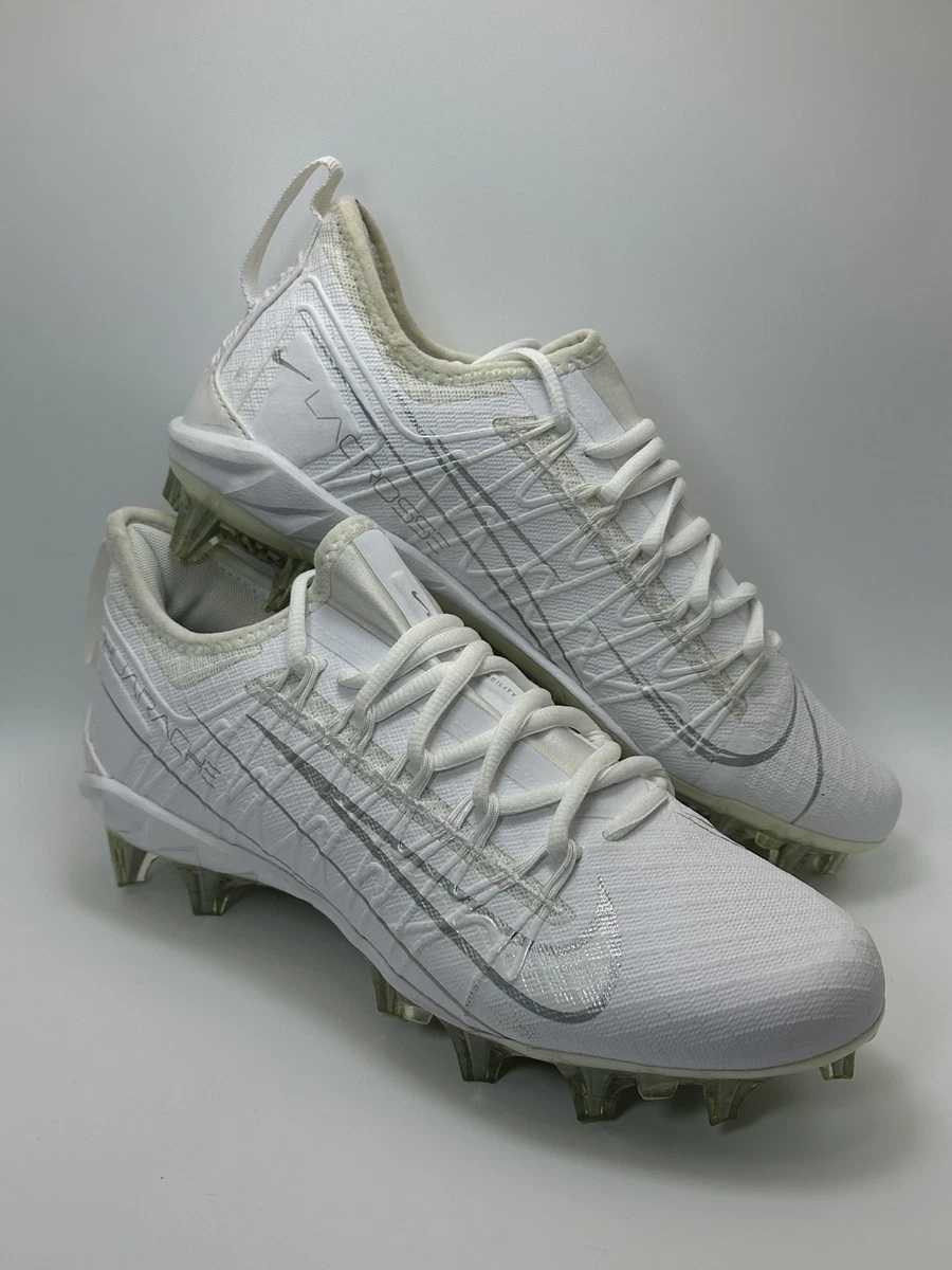 Nike Alpha Huarache 7 Pro LAX White Metallic Silver for Sale