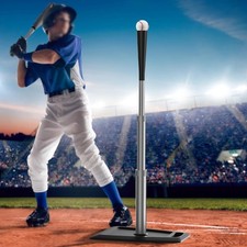 Adjustable Batting Tee 24 to 45 Inch w/Metal Base for Baseball Softball Training