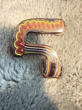 BoroFarm Glass Periscope Limited Edition 94/100 Enamel Hat Pin Rare Heady Art