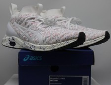 Zapato para correr ASICS 1021A032 HyperGEL-KAN para hombre BLANCO/PAVO REAL TALLA 9 NUEVO CON CAJA