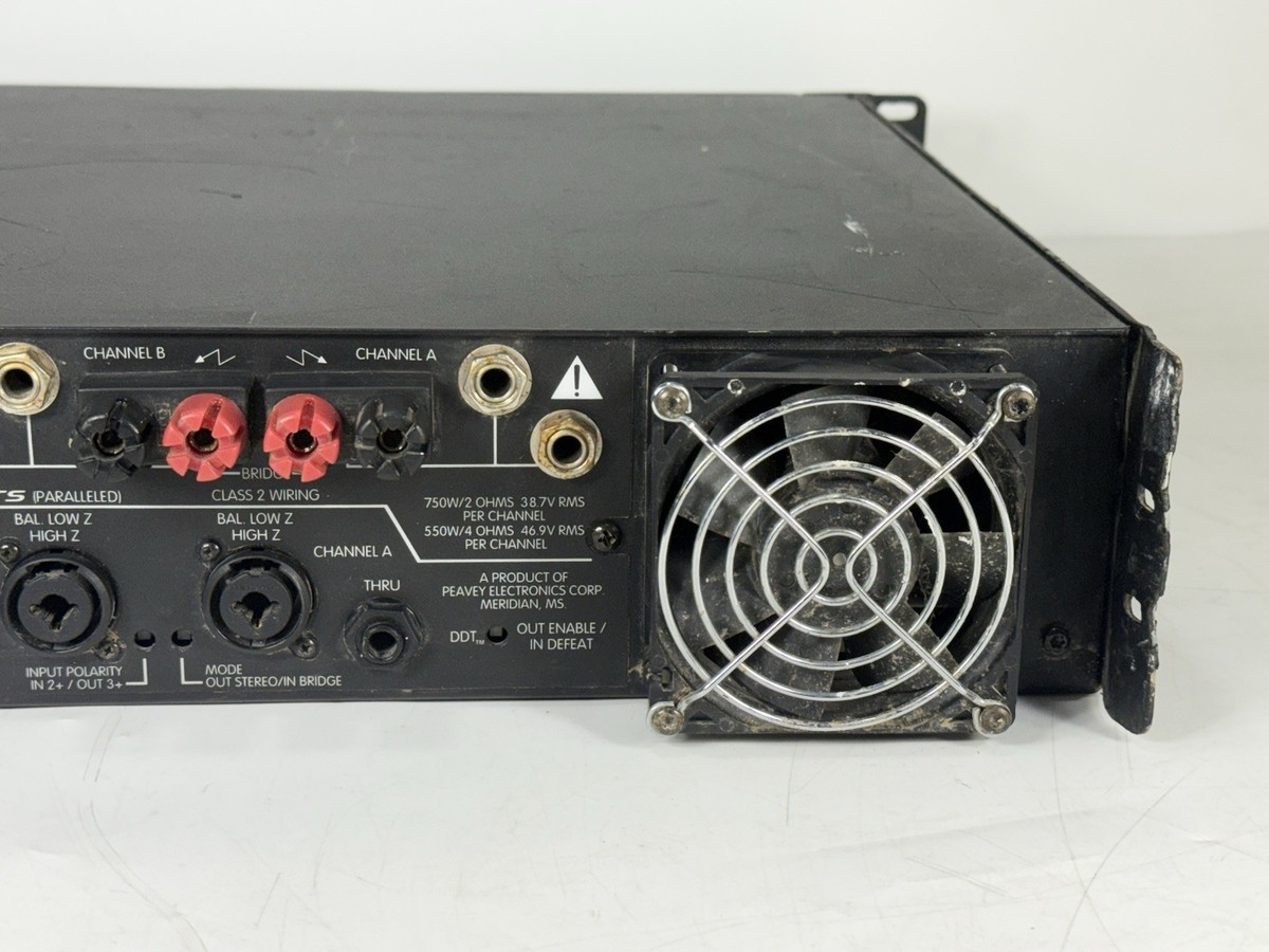 Peavey GPS 1500 Professional Stereo Power Amplifier 2 X 750 Watts