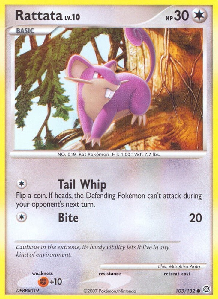 Rattata Normal Secret Wonders 103/132 MP Pokémon