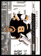 2020-21 Upper Deck Predominant Tuukka Rask Boston Bruins #PR-16