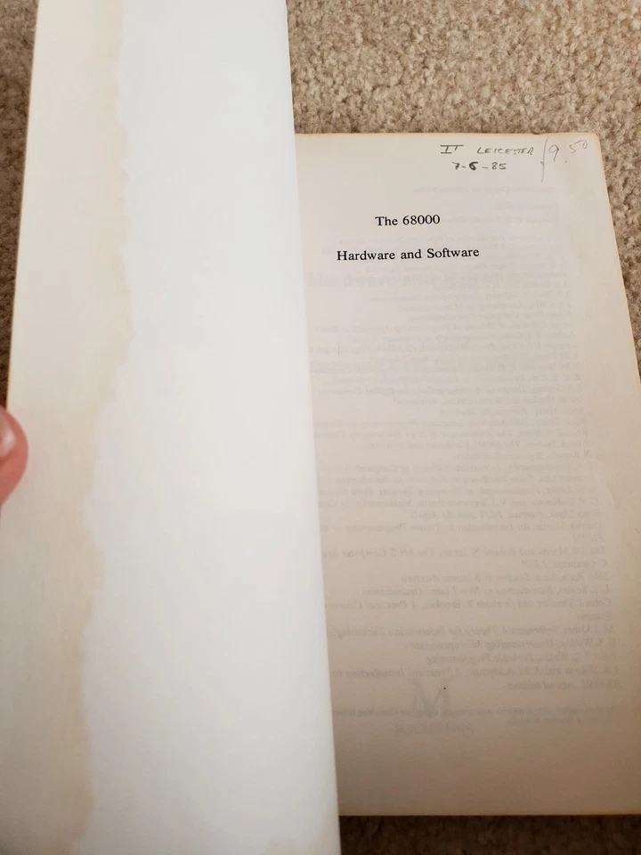 The 68000 Hardware and Software (Computer Science Series) by Jaulent, Patrick - Image 3 of 4
