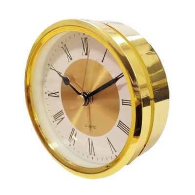 Quarzuhreinsatz leicht ablesbares Quarzwerk Miniuhr Wanduhr 3,5 Zoll