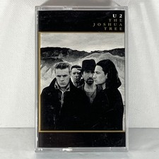 U2 The Joshua Tree Vintage Cassette Tape 1987 Island Records Alt Rock 80s Tested
