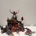 LEGO NEXO KNIGHTS 70323 Jestro's Volcano Lair 1186pc 99% Complete Retired 2016