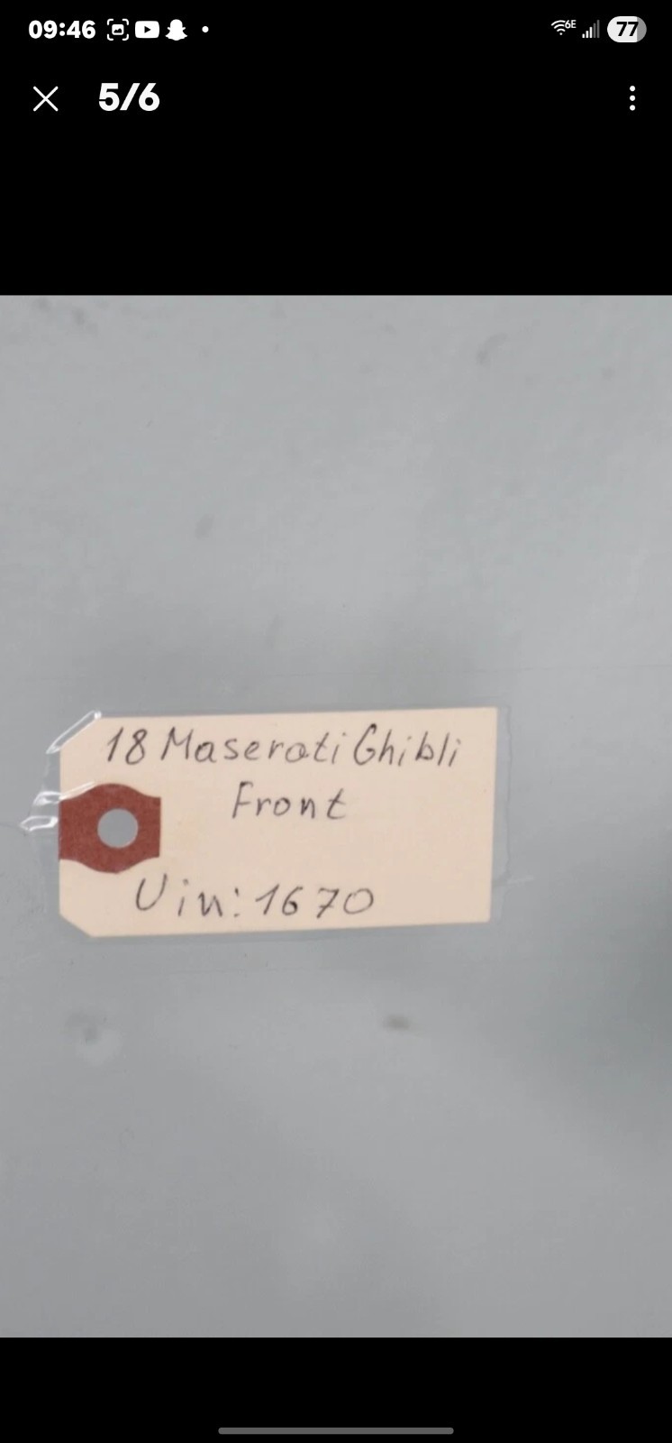Maserati Ghibli 2014-2023 Front Door glass