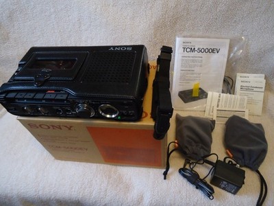 Sony Pressman TCM-5000EV Desktop Cassette Voice Recorder for sale