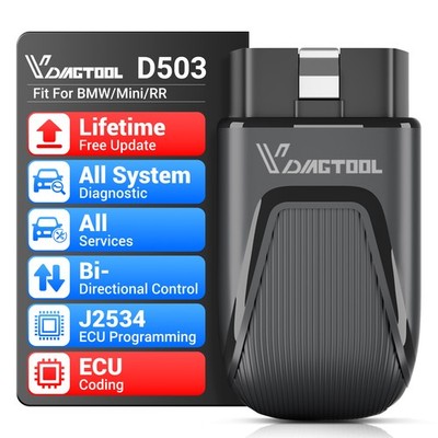 NEW VDIAGTOOL D503 OBD2 Scanner Car Diagnostic Tool Full System ECU Coding J2534
