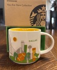 STARBUCKS You Are Here Collection DALLAS TEXAS 14oz Coffee Tea Mug Cup NIB
