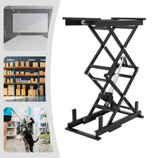 Foldable Hydraulic Electric Scissor Lift Table 180lbs Capacity Adjustable Height