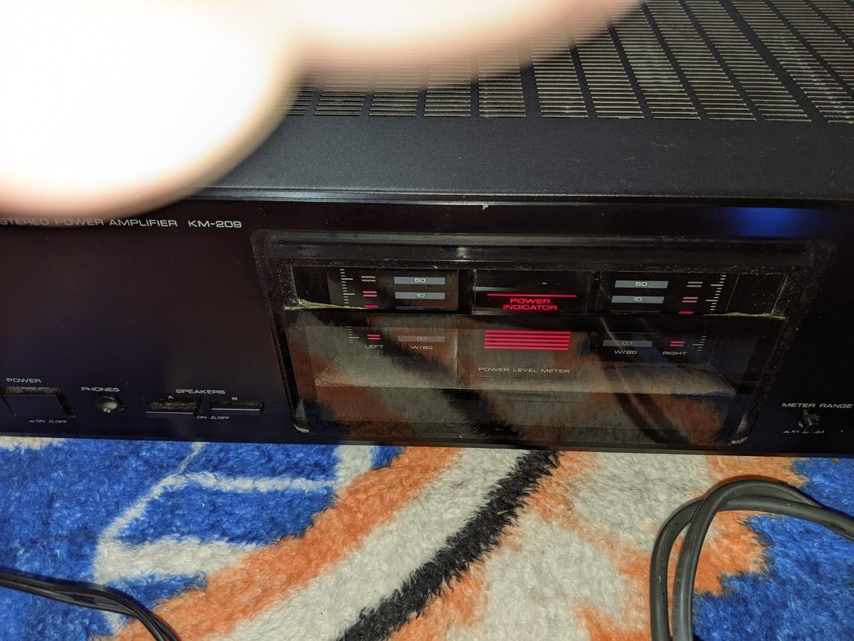 RARE VINTAGE Kenwood KM-209 Stereo Amplifier 300W TESTED WORKS | eBay