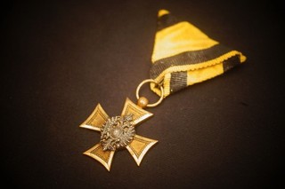 KuK WK1 Militär Verdienstkreuz f. Offz. 3.Klasse am Band