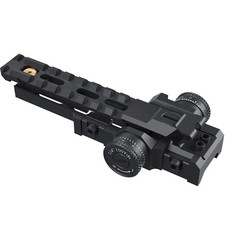 Picatinny Rail Riser Adjustable Windage and Elevation, Optic Riser Universal ...