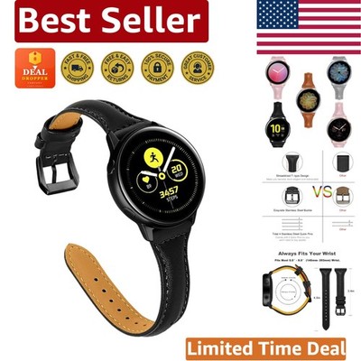 Slim Leather Strap for Galaxy Watch Active - Effortless Style & Comfort