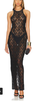 Miscreants Tanya Dress in Black