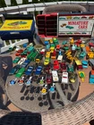 Vintage 1970s Lot Of Matchbox Toy Cars with Carry Cases