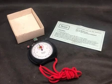 VINTAGE SEARS STOPWATCH BLACK 1903  SWISS MADE - Excellent Condition