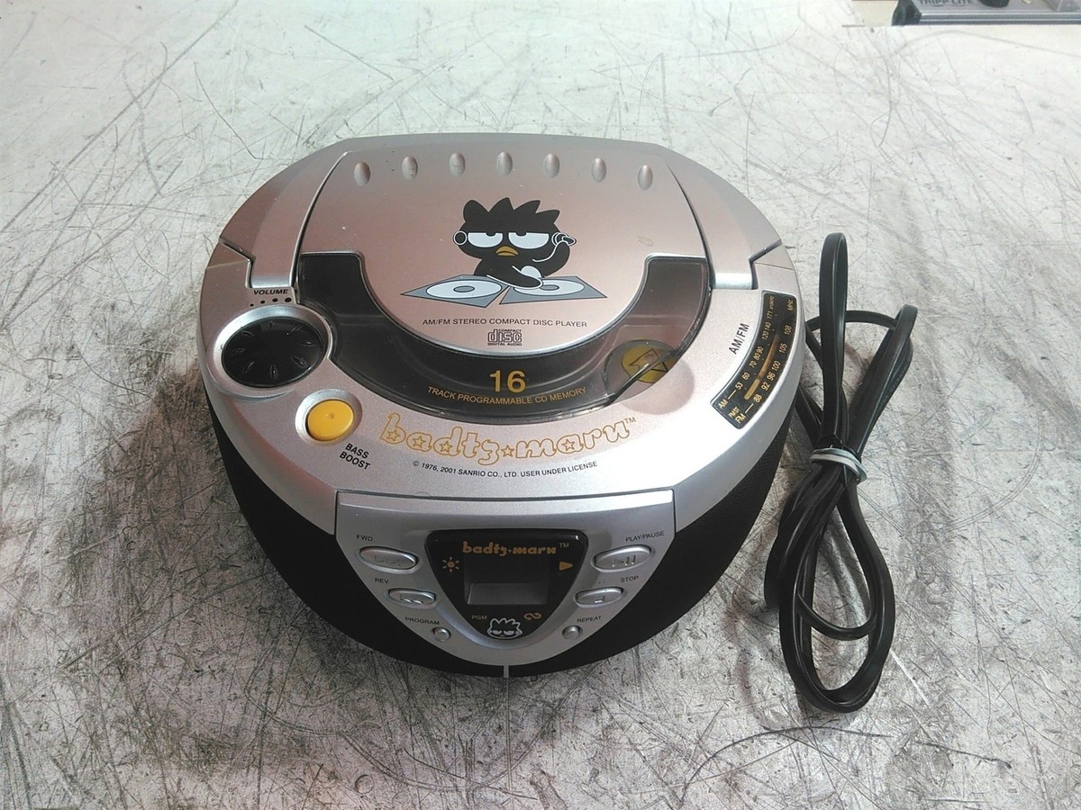 Power Tested Hello Kitty Badtz-Maru BA52 Portable CD Player
