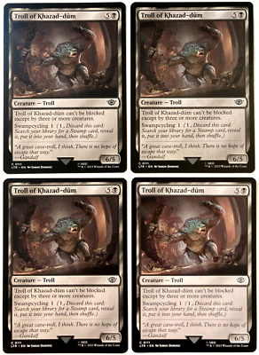 MTG 4X Troll of Khazad-dum The Lord of the Rings 0111 NM | eBay