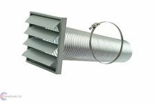 Manrose Cooker hood kit Kitchen Fan Extract hood with Ducting 150mm 6" 43078