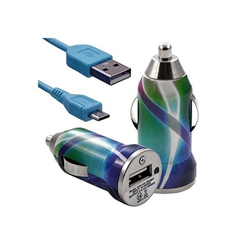 PH26® - Custodia a portafoglio per Logicom L-Ement 505 a pois dorati, in ecopelle con fessure porta-carte, specchio e cuciture a vista