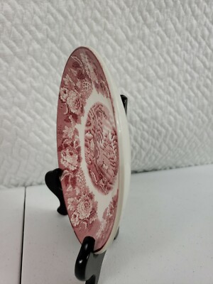 Pink Enoch Woods English Scenery Saucer Wood & Sons | eBay