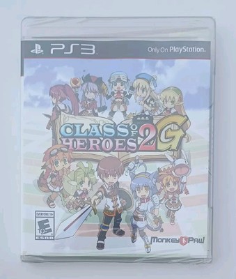 Class of Heroes 2G ''B'' Variant Original Print Run RARE! (Playstation PS3) NEW!