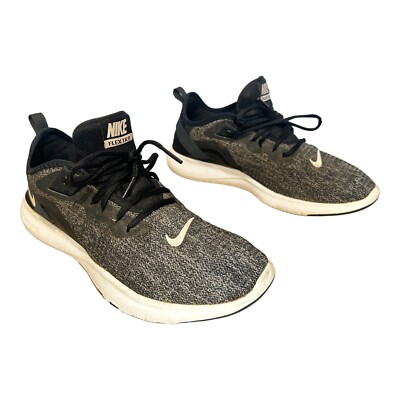 Nike Flex Trainer 9 Women's Sneakers Shoes 9.5 Running Athletic Gray Black