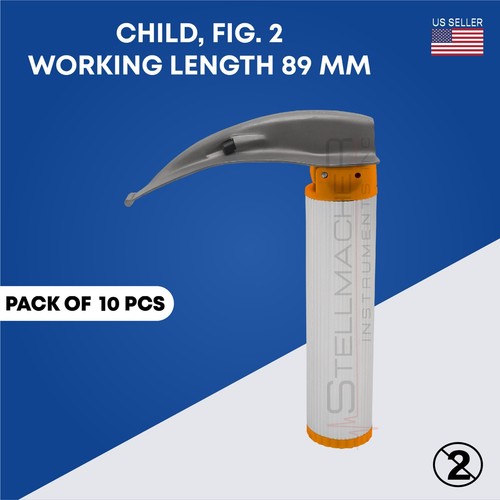 Laryngoscope Macintosh Combo Fiber Optic Blade & Handle Intubation Single Use - Picture 4 of 6