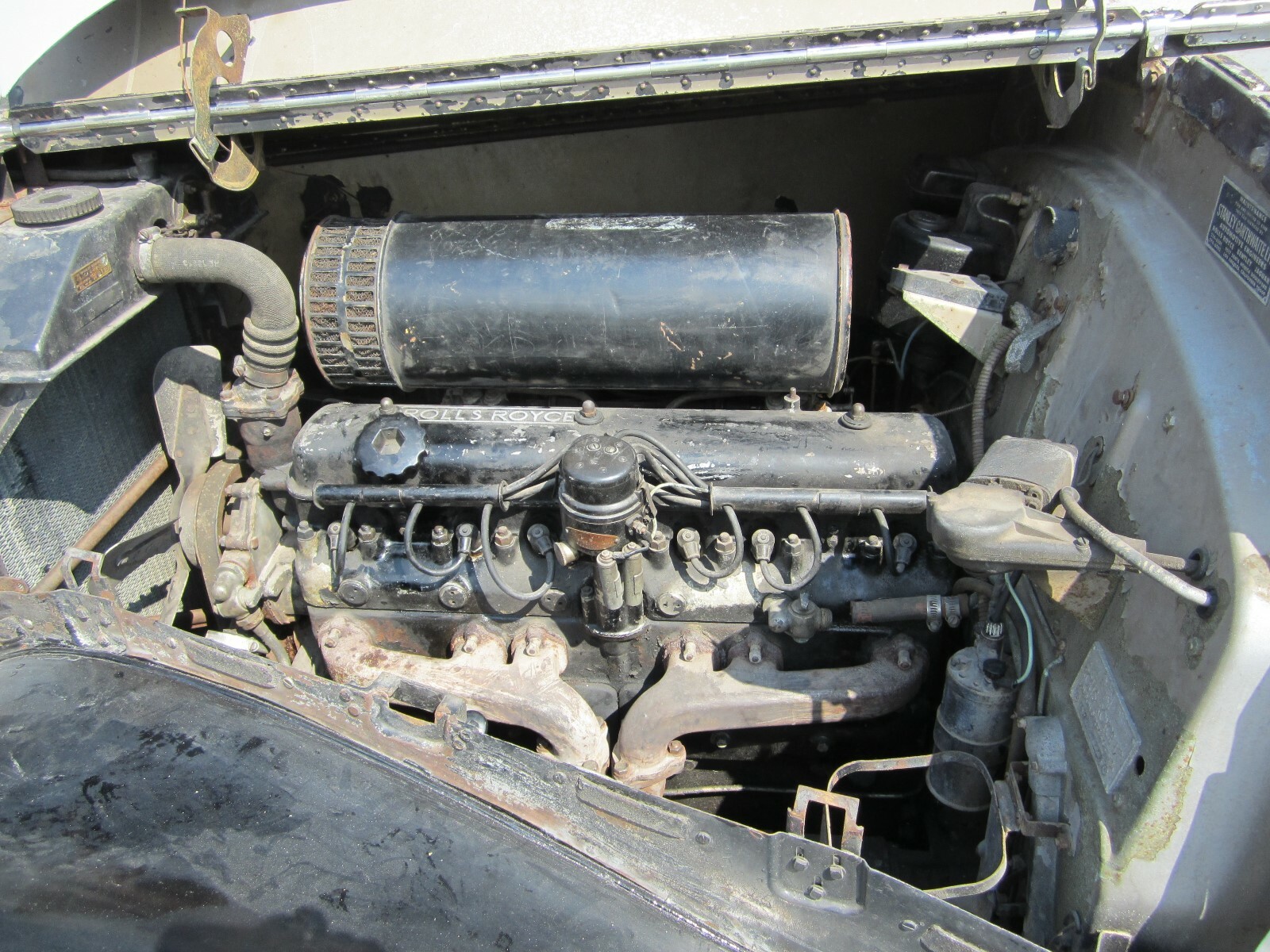 Uper radiator hose Rolls-Royce Silver Wraith - Dawn Bentley Mark VI & R-Type
