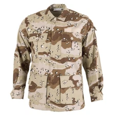 Authentic Spanish Air Force Desert Field Shirt Six Color Desert Camo Pattern